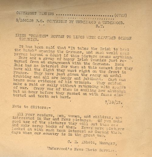 Blog dec 26 irsh tommies text