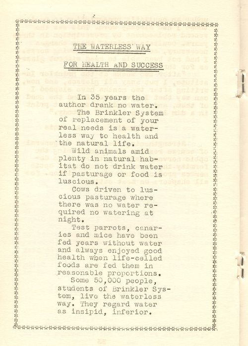 Mar 26 eat meat water