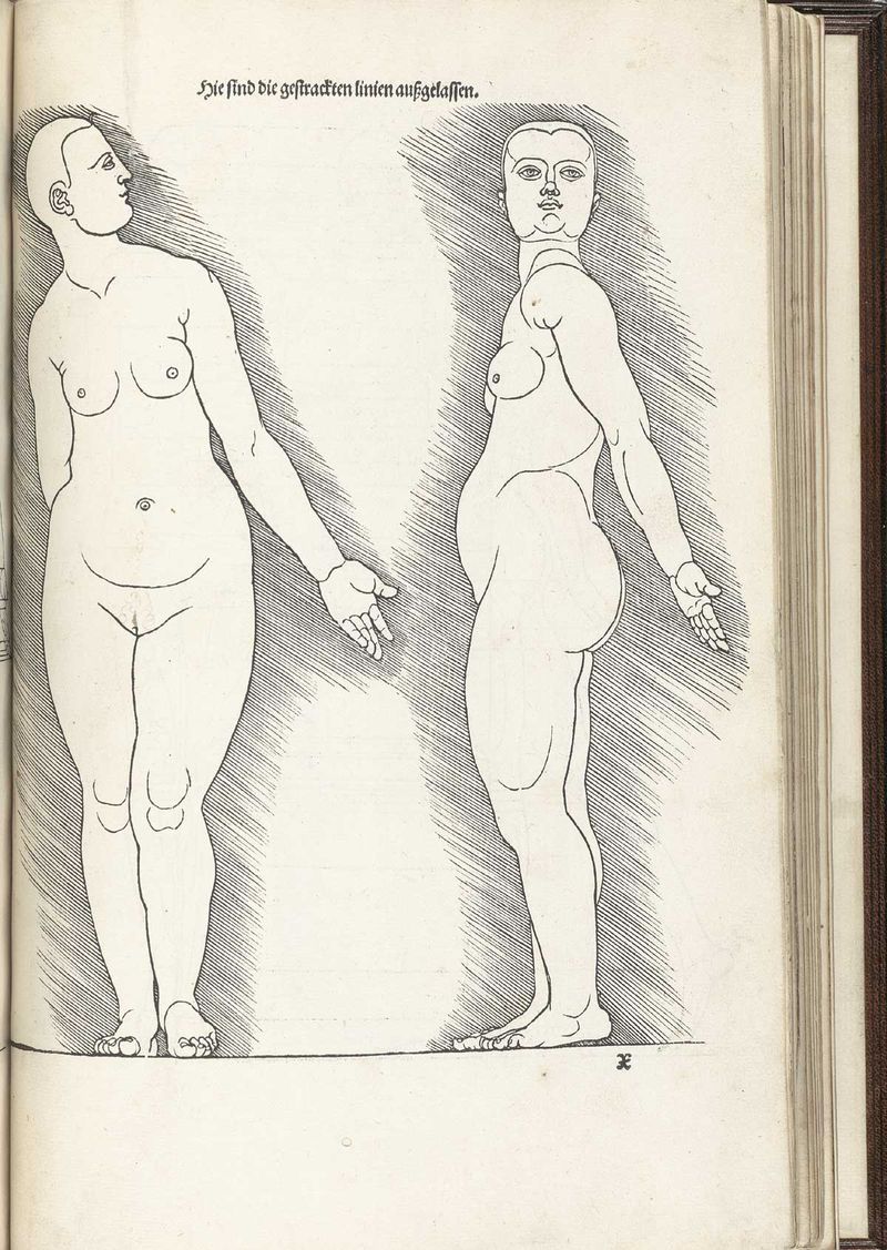 Maps human durer leaning blank