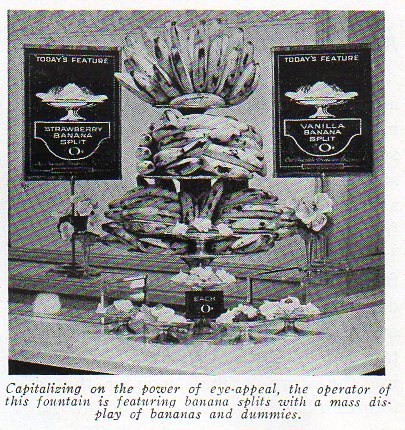 A soda fountain display c493
