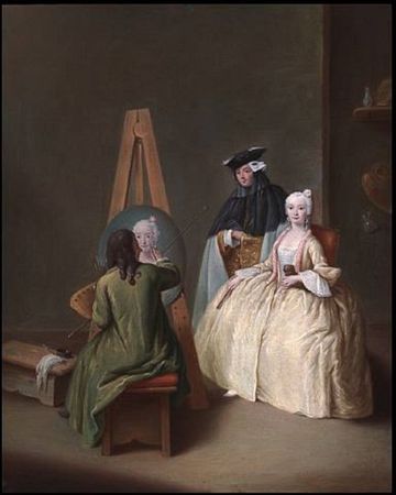 Studio--Pietro Longhi (Italian, 1702-1785).