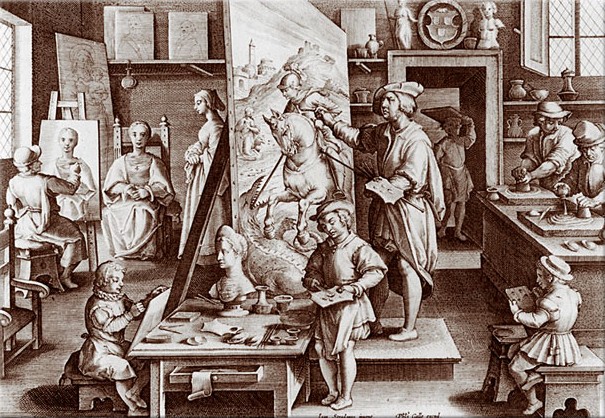 Studio--Jan van der Straet (Stradanus)