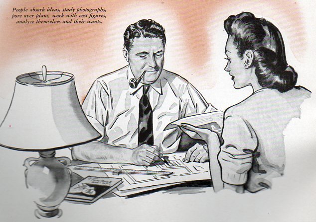 Architect--50,000 womem peacetime home2769