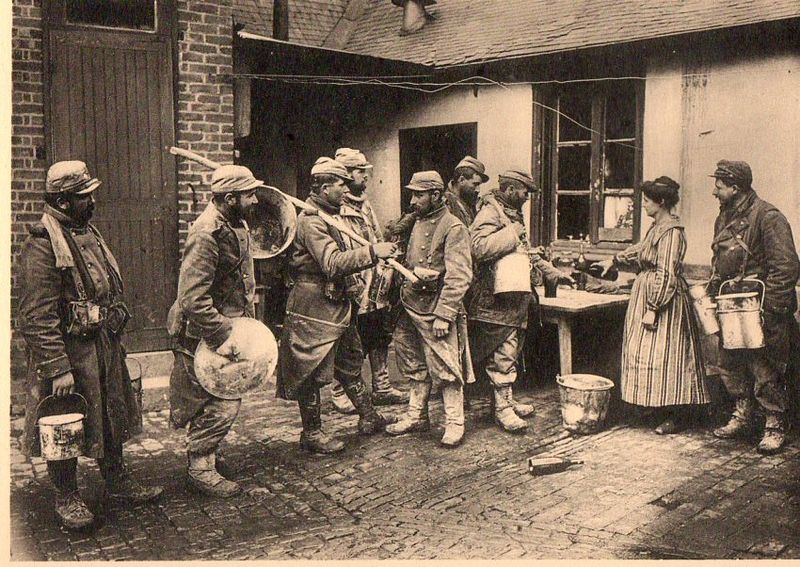 WWI photogravure--group gettg drnk055