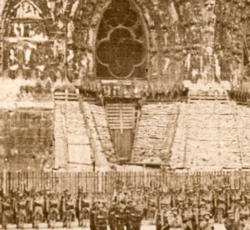 WWI photograph--spires det073