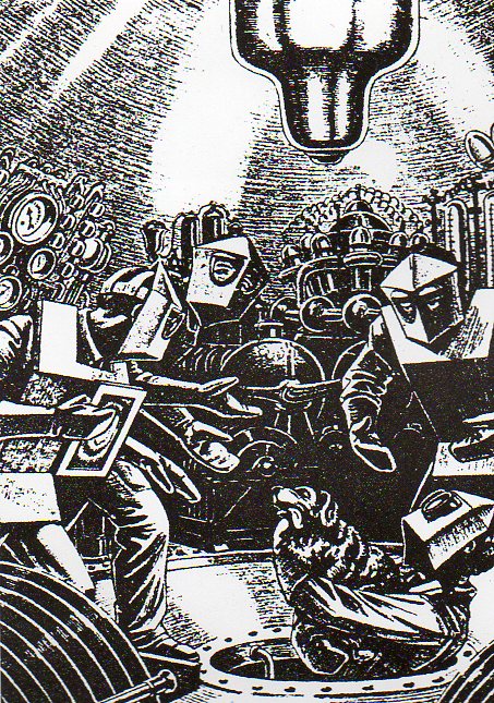 Steampunk human robot081