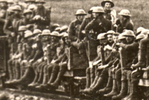 Marching railway car358 Marching railway car358