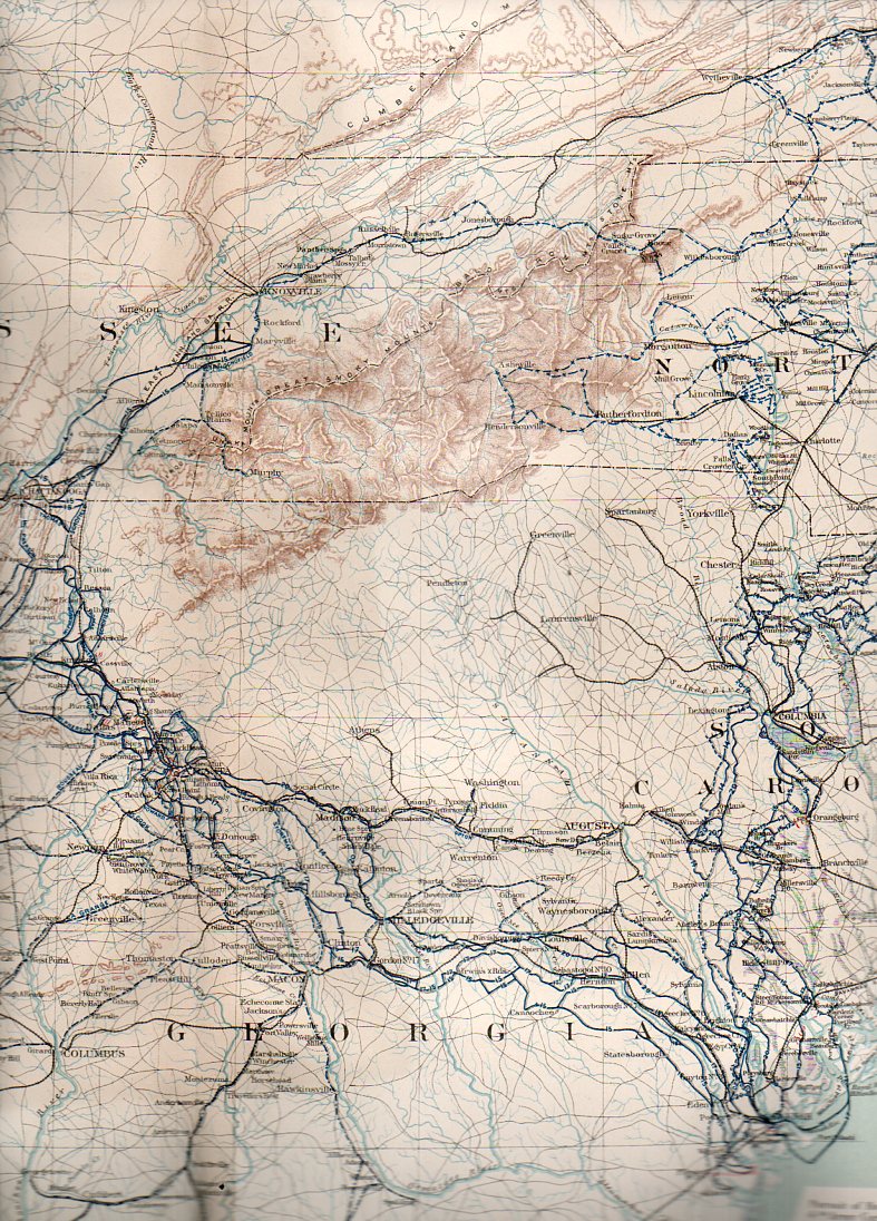 Civil war--mil map sherman asheville188 Civil war--mil map sherman asheville188