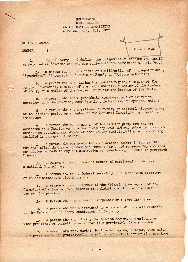 WWII--Italy Fascist a042