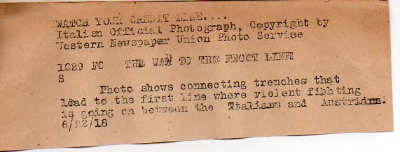 WWI photo--trench note046