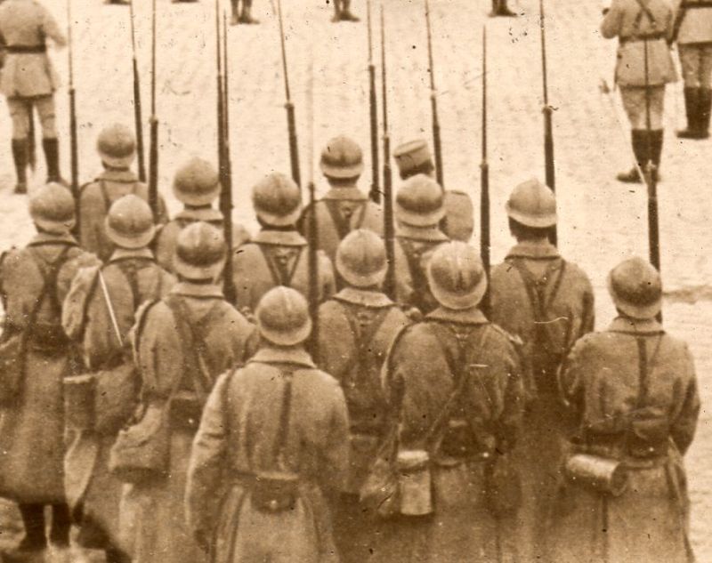 WWI photograph--spires det072