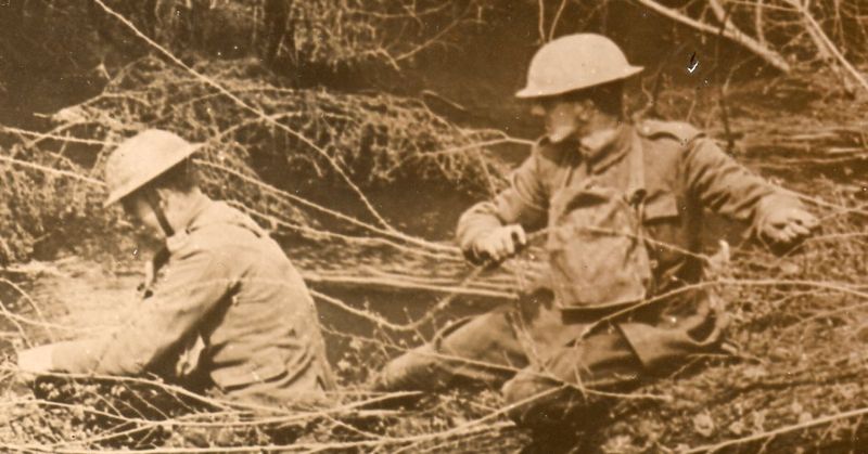 WWI photos--blowing up trees365 WWI photos--blowing up trees365