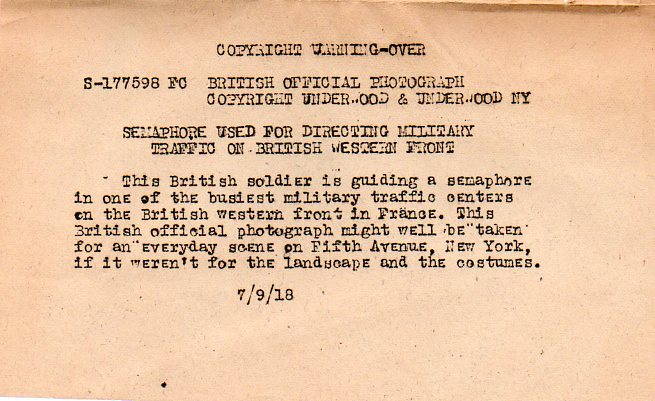 WWI--great images--traffic control055 WWI--great images--traffic control055