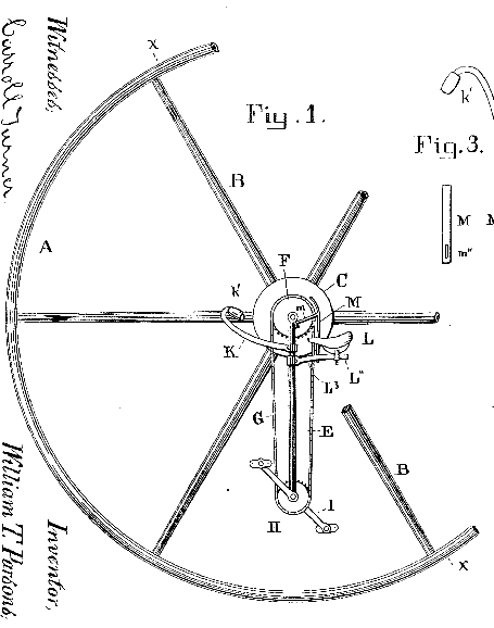 Patents unicycle detail