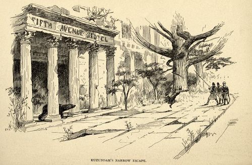 NYC in ruins  wall st