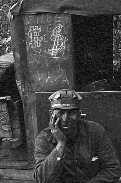 Mining photo waiting large det