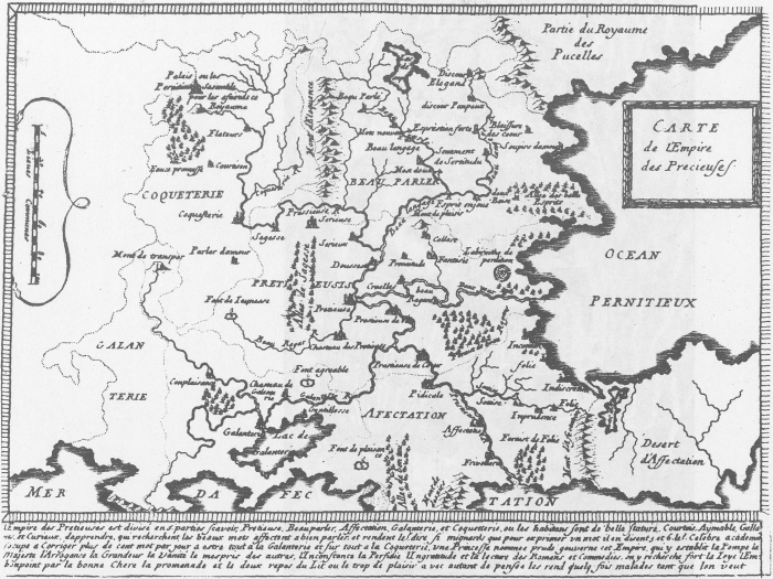 Maps Imagination Carte de l’Empire des Precieuses,