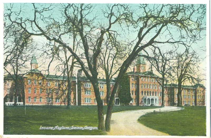 Lunatic post card insane ays  salem or