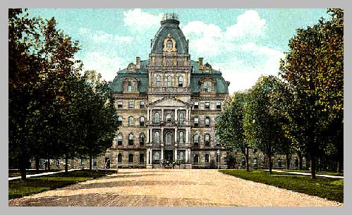 Insanse asylum postcard