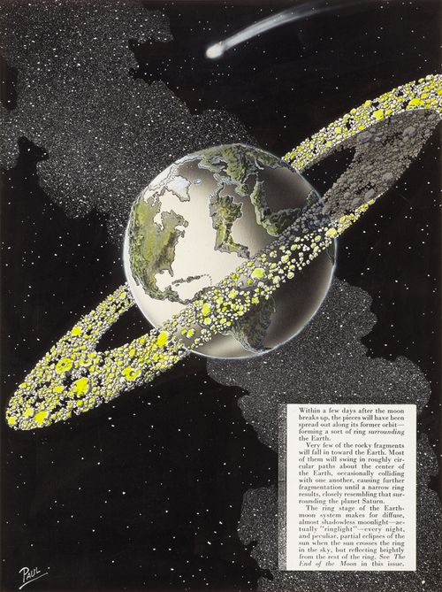 Moon gone earth belt