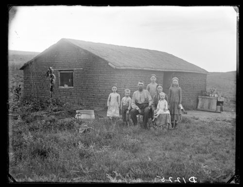 Butcher new setllers on prairie