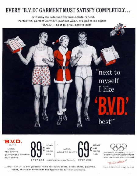 Christmas bad ads bvd