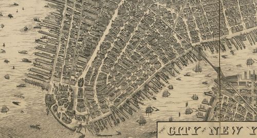 Nyc mega map brooklyn bridge