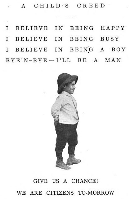 Child work--childs creed