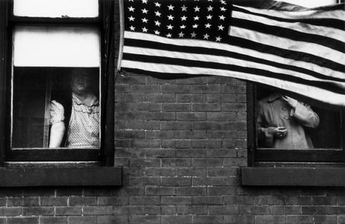 Robert frank ParadeHoboken 1955