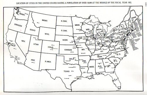 Map census city pop318