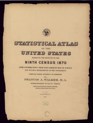 Statistical Atlas 1870 Statistical Atlas 1870