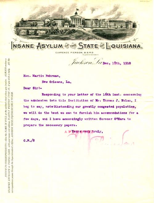 Insane asylum SIA  LA