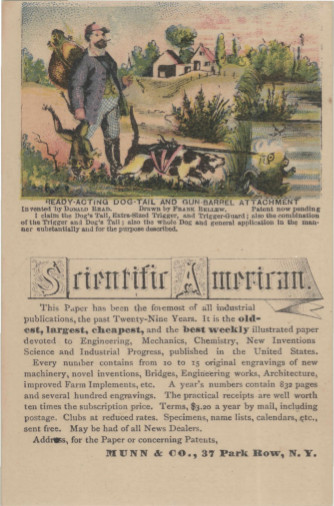 Scientific American--frog hunting gun-toting dog