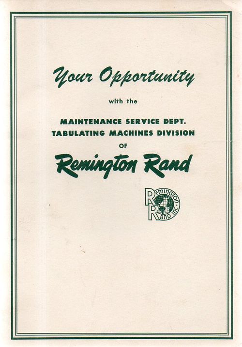 Remington rand holes061