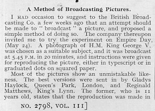 Broadcasting pictures083