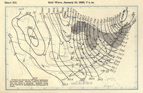 Weathermaps cold front