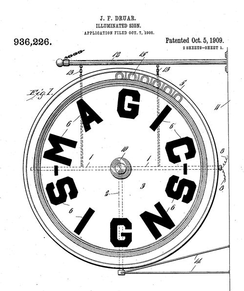 DADA FOUND PATENT SIGNS