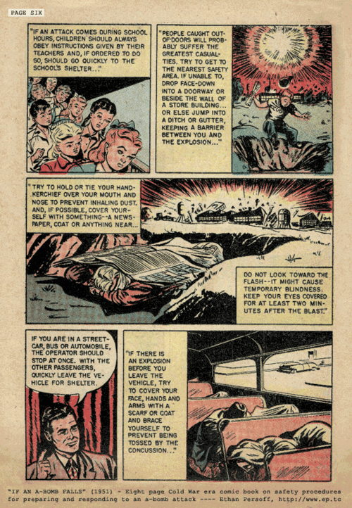 If a-bomb falls interior