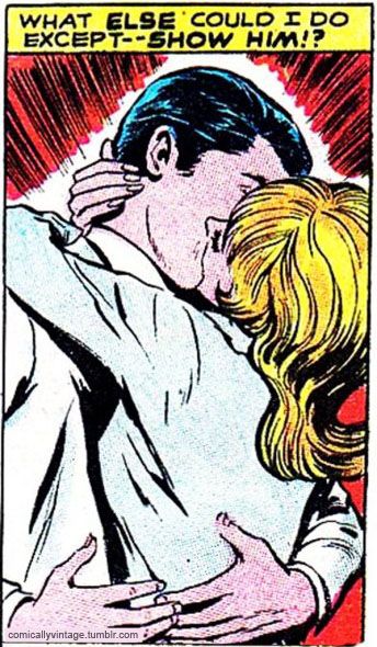 Kissing--what else could I do