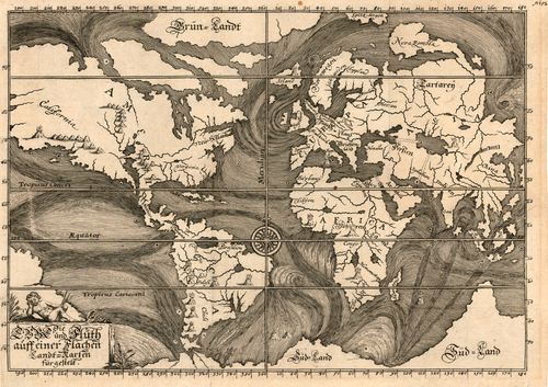 Map ocean Heppel 1675