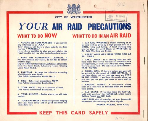 WWII Air Raid Precaution068
