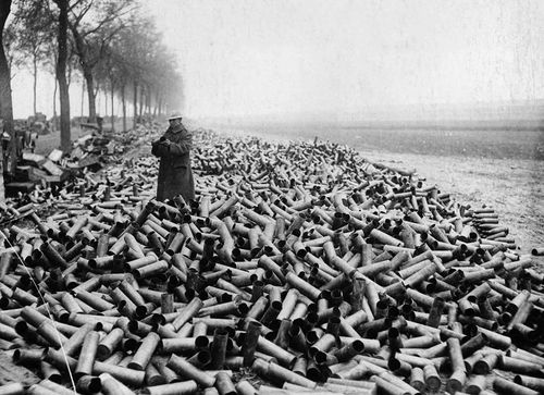 WWI Project !05 mm shells single day