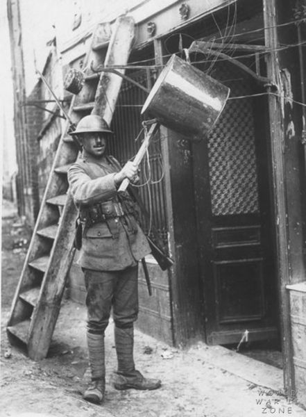 WWI Project gas alram kettle