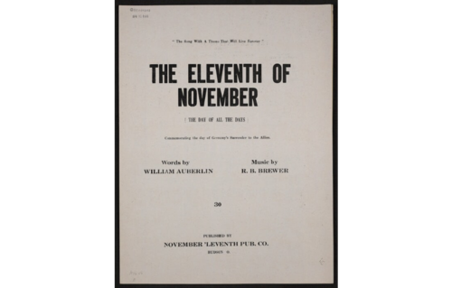 November 11th sheet music November 11th sheet music