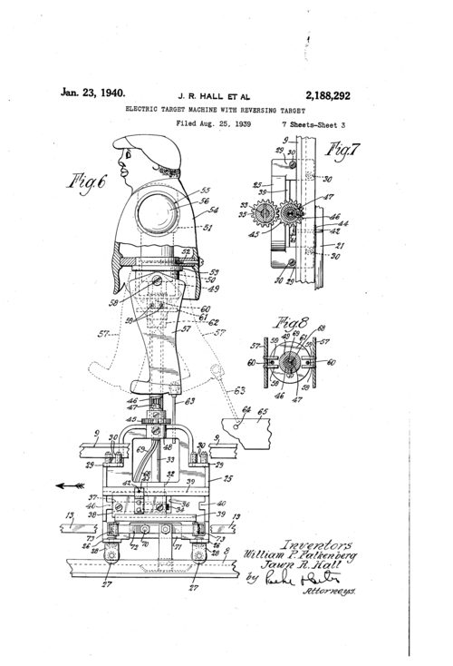 Patent Negro shooting gallery a