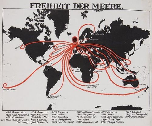 Maps propaganda WWI 1918