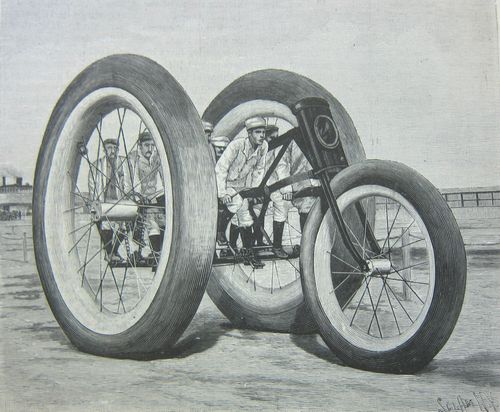 Scientific American giant trike 1896
