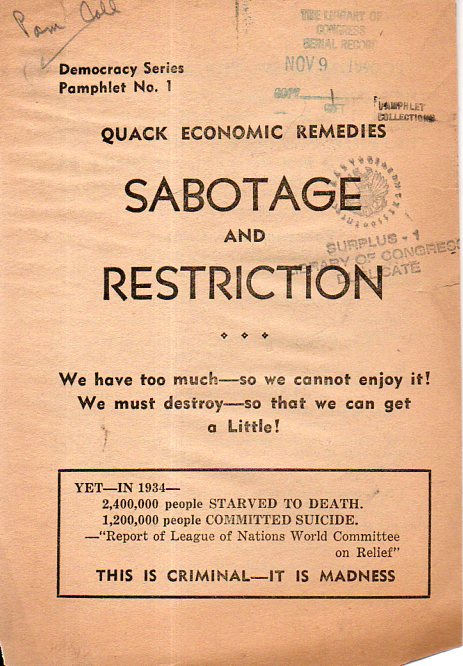 Quack economic remedies221