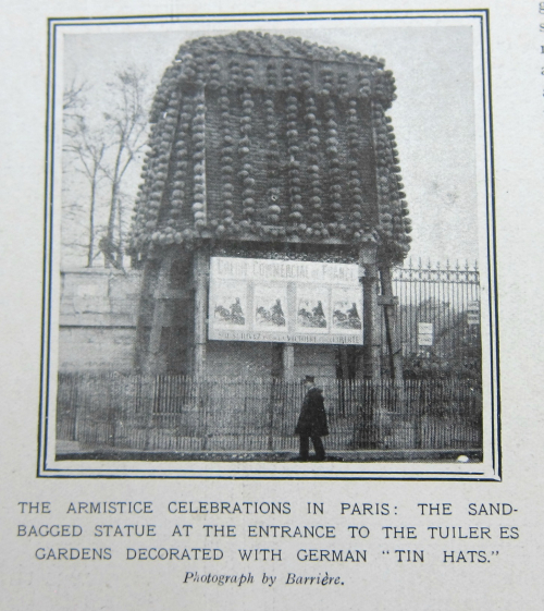 WWI Project Armistice Paris Helmets Statue
