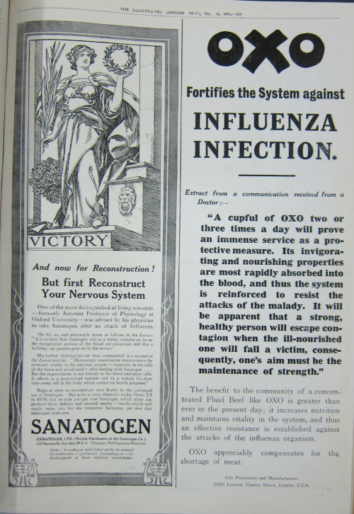 WWI Project Influenza Cured with Meat
